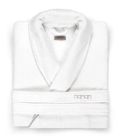 Hamam Cotton Pera Bathrobe In White