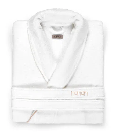 Hamam Cotton Pera Bathrobe In White