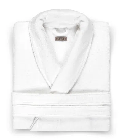 Hamam Cotton Pera Bathrobe In White