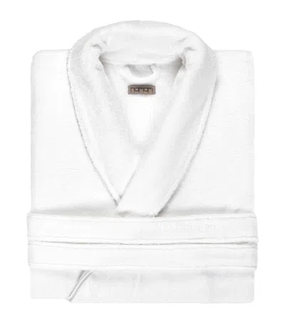 Hamam Cotton Pera Bathrobe In White