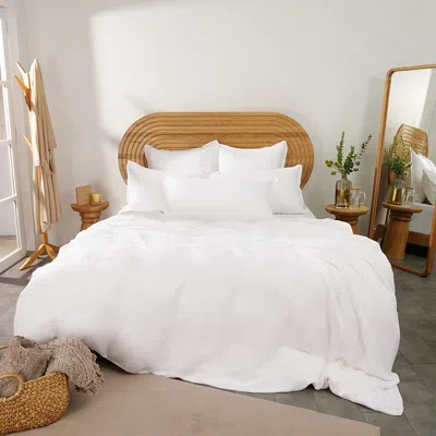 Hamam Helios Pillowcase Pair, Standard In White