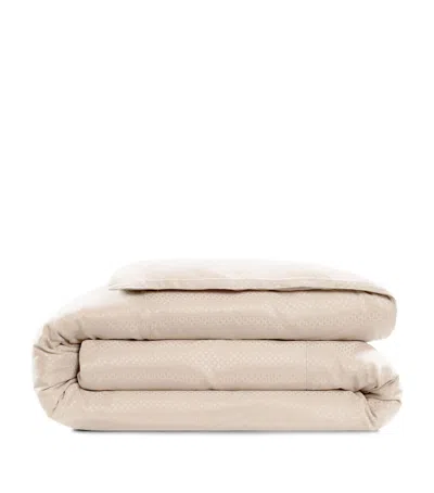 Hamam Jacquard Astra Super King Duvet Cover In Neutral