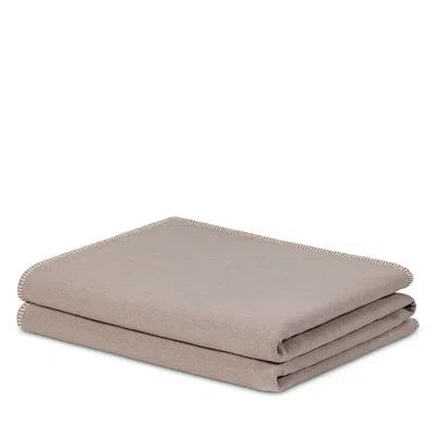 Hamam Lino Stitched Blanket, Queen In Gray