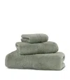 Hamam Organic Cotton Galata Hand Towel In Green