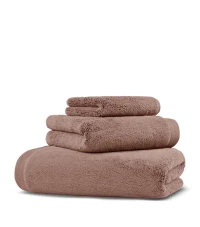 Hamam Organic Cotton Olympia Bath Sheet In Pink