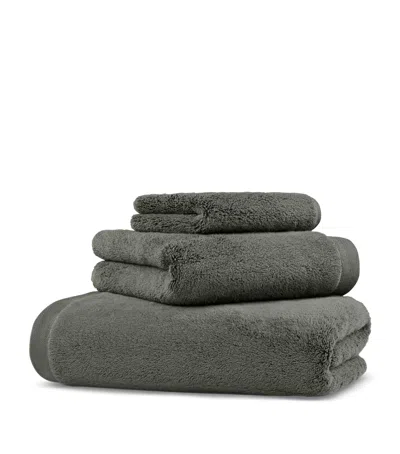 Hamam Organic Cotton Olympia Hand Towel In Grey