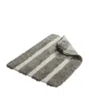 Hamam Organic Cotton Rhine Tufting Bath Mat In Gray
