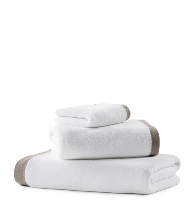 Hamam Organic Cotton Vesta Bath Sheet In White
