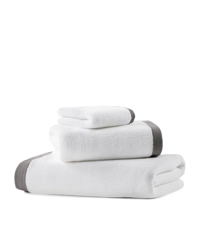 Hamam Organic Cotton Vesta Guest Towel In White