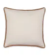 Hamam Wool Alpaca Frame Square Cushion Case In Neutral