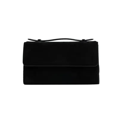 Hamel Atelier Women's Avenue Suede Crossbody Bag - Black