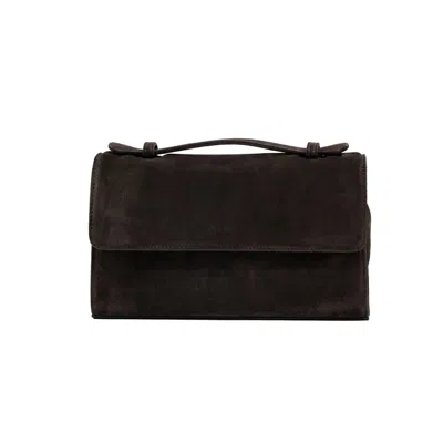 Hamel Atelier Women's Avenue Suede Crossbody Bag - Dark Brown