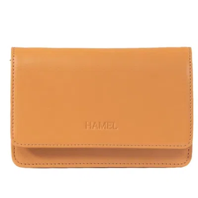 Hamel Atelier Women's Brown Salina Bag Leather Crossbody Bag - Tan