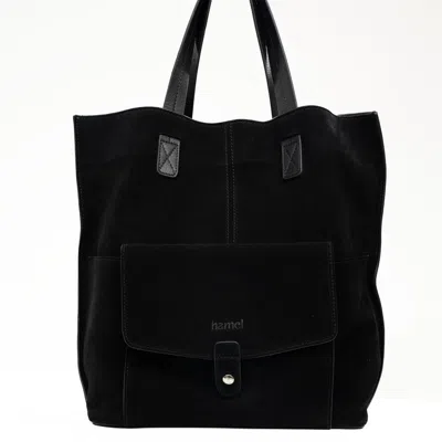 Hamel Atelier Women's Goya Suede Crossbody Bag - Black