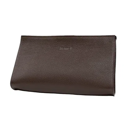Hamel Atelier Women's Mitte Leather Clutch Bag - Dark Brown