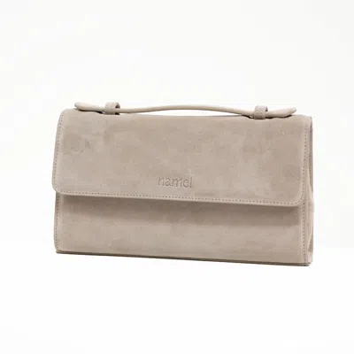 Hamel Atelier Women's Neutrals Avenue Suede Crossbody Bag - Beige In Sand