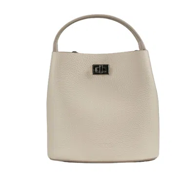 Hamel Atelier Women's Neutrals Riva Leather Crossbody Bag - Beige In Beige/black