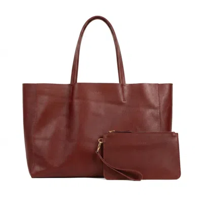 Hamel Atelier Women's Ravello Leather Tote Bag - Red