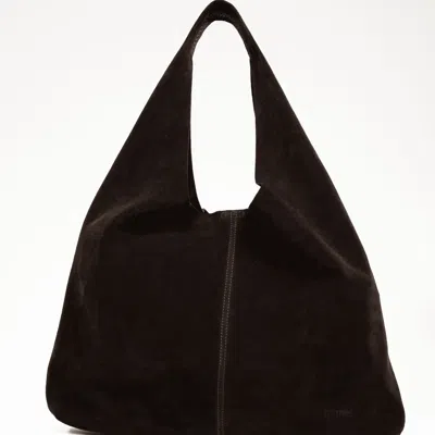 Hamel Atelier Women's Ricmond Suede Tote Bag - Dark Brown