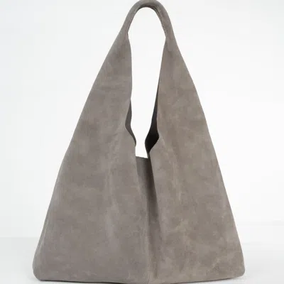 Hamel Atelier Women's Ricmond Suede Tote Bag - Grey In Gray
