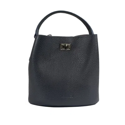 Hamel Atelier Women's Riva Leather Crossbody Bag - Navy Blue