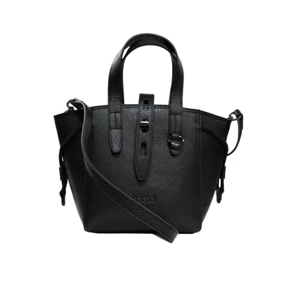 Hamel Atelier Women's Spiga Leather Tote Bag - Black