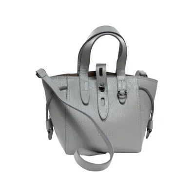 Hamel Atelier Women's Spiga Leather Tote Bag -  Grey In Gray