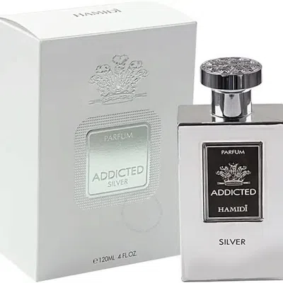 Hamidi Men's Addicted Silver Parfum 4.0 oz Fragrances 6294015156232