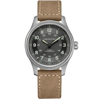 Pre-owned Hamilton - H70545550 - Khaki Field Titanium Automatic Self-winding | 42mm | H705