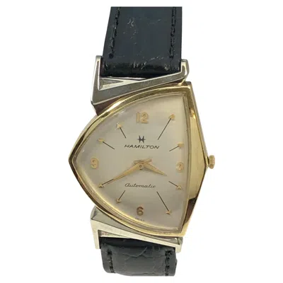 Pre-owned Hamilton 1961 Pacermatic Rare Automatic Gold Filled Wrist Watch In Multi