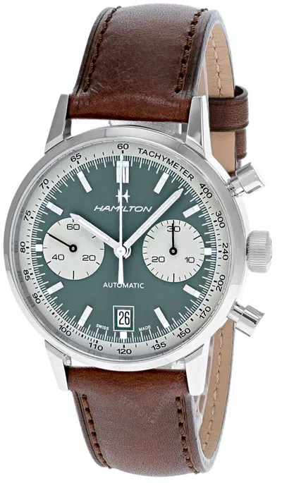 Pre-owned Hamilton American Classic Intra-matic Auto 40mm Men's Watch H38416560