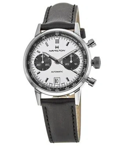 Pre-owned Hamilton American Classic Intra-matic Auto Chrono Men's Watch H38416711