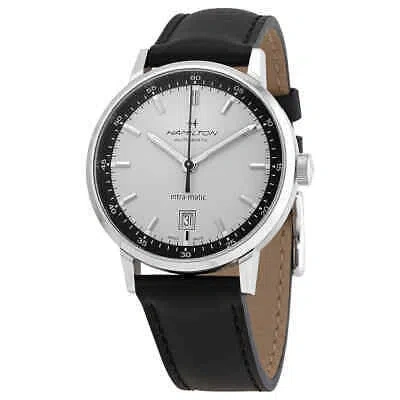 Pre-owned Hamilton American Classic Intra-matic Automatic Men's Watch H38425720