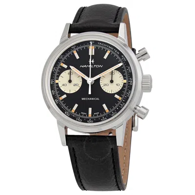 Hamilton American Classic Intra-matic Chronograph Mechanical Black Dial Men's Watch H38429730