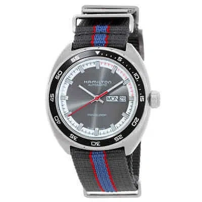 Pre-owned Hamilton American Classic Pan Europ Automatic Grey Dial Men's Watch H35415982