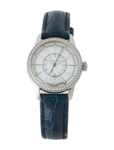 Pre-owned Hamilton American Classic Railroad Quartz Watch In Multi