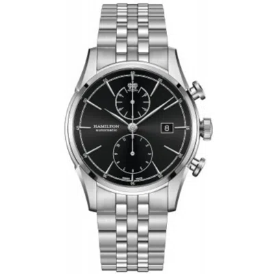 Hamilton American Classic Spirit Of Liberty Auto Black Dial Stainless Steel Men's Watch H32416131
