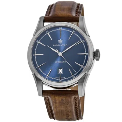 Hamilton American Classic Spirit Of Liberty Auto Blue Dial Men's Watch H42415541