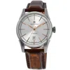 Hamilton Men's Swiss Automatic Spirit Of Liberty Brown Calf Leather Strap Watch 42mm H42415551 In Silver