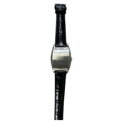 Pre-owned Hamilton Antique 14k White Gold  Mechanical Flintridge Flip Hidden Watch Ref. 414
