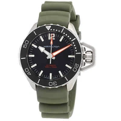 Pre-owned Hamilton Automatic Black Dial Watch H77455331