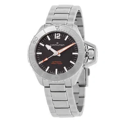 Pre-owned Hamilton Automatic Black Dial Watch H77485130