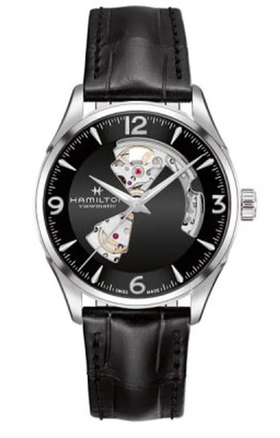 Pre-owned Hamilton Automatic Open Heart H32705731