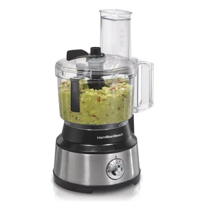 Hamilton Beach 10 Cup Scraper Food Processor In Stainless Steel;black