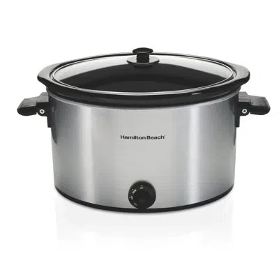 Hamilton Beach 10 Quart Slow Cooker In Silver