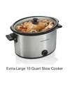 Hamilton Beach 10 Quart Slow Cooker In Silver