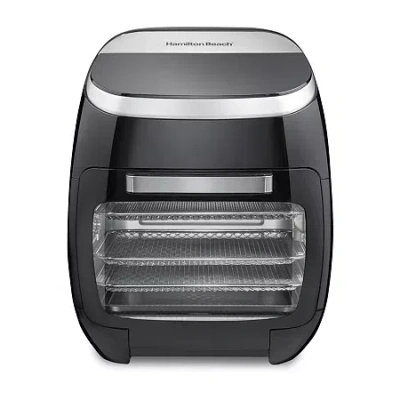 Hamilton Beach 11.6 Qt Digital Air Fryer Oven With Rotisserie In Black
