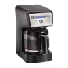 Hamilton Beach 12 Cup Compact Programmable Coffee Maker In Black