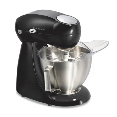 Hamilton Beach 12 Speed Eclectrics All-metal Stand Mixer In Black Licorice