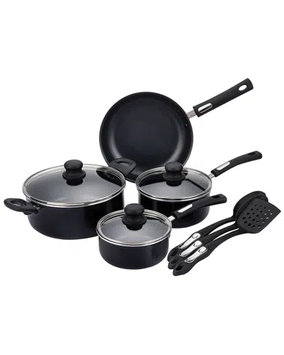 Hamilton Beach 12pc Set Aluminum Cookware Blalpine Cuisinek In Black
